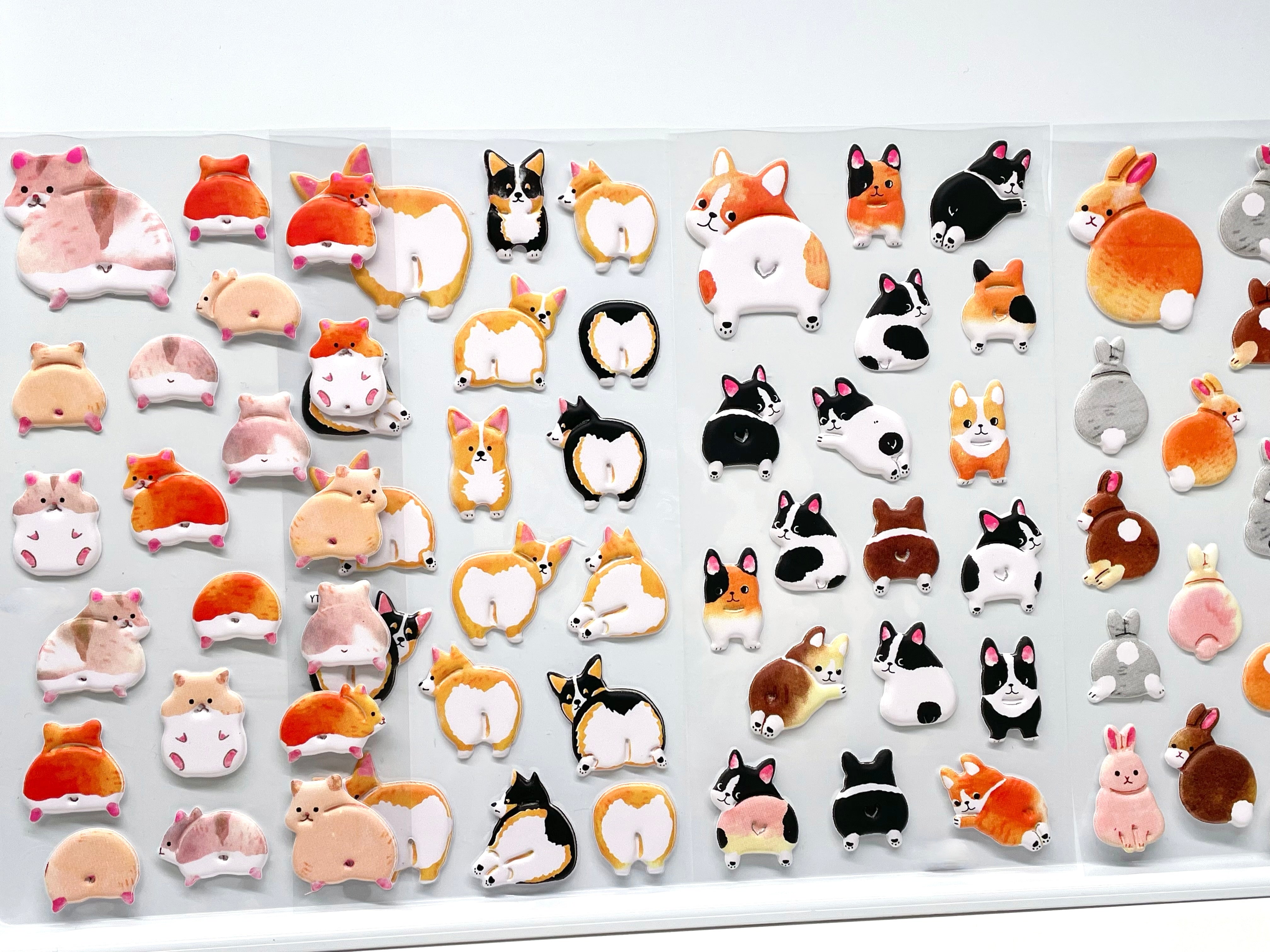 3D Puffy Animal Sticker